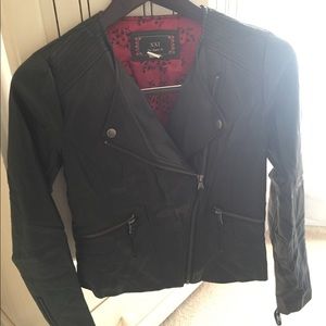 Faux leather jacket